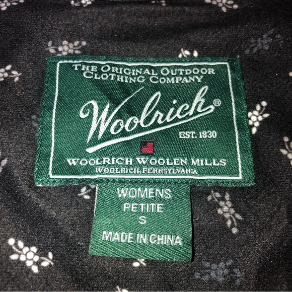 Woolrich Vintage  Plaid Jacket Red Black Grey Cream SP Zip Front Pockets - Picture 2 of 6